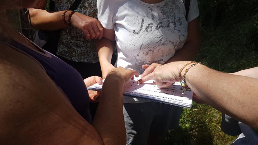 Animation pour des adultes porteurs d'un handicap visuel © Loar Légendre-Cheval