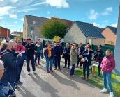 Visite de l'Ecoquartier des Rives du Solin à Châlette-sur-Loing en octobre 2024 © ARB-CVL