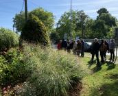 Rando-bio, visite d'un massif à Chateauneuf-sur-Loire en décembre 2021 © PETR Forêt d'Orléans Loire-Sologne